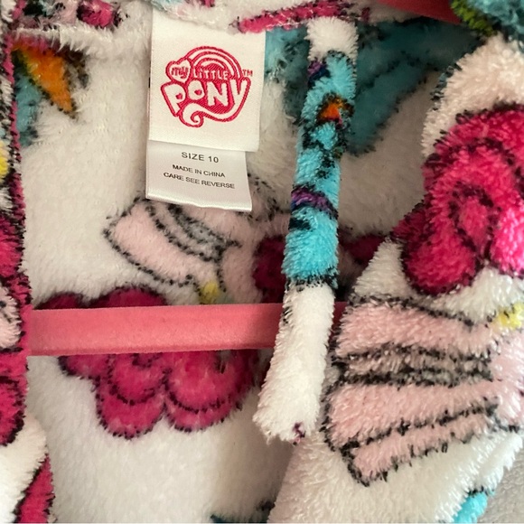 🌸3/$30🌸 My Little Pony Pinkie Pie and Rainbow Dash Fluffy Children’s Bath Robe - Picture 8 of 8